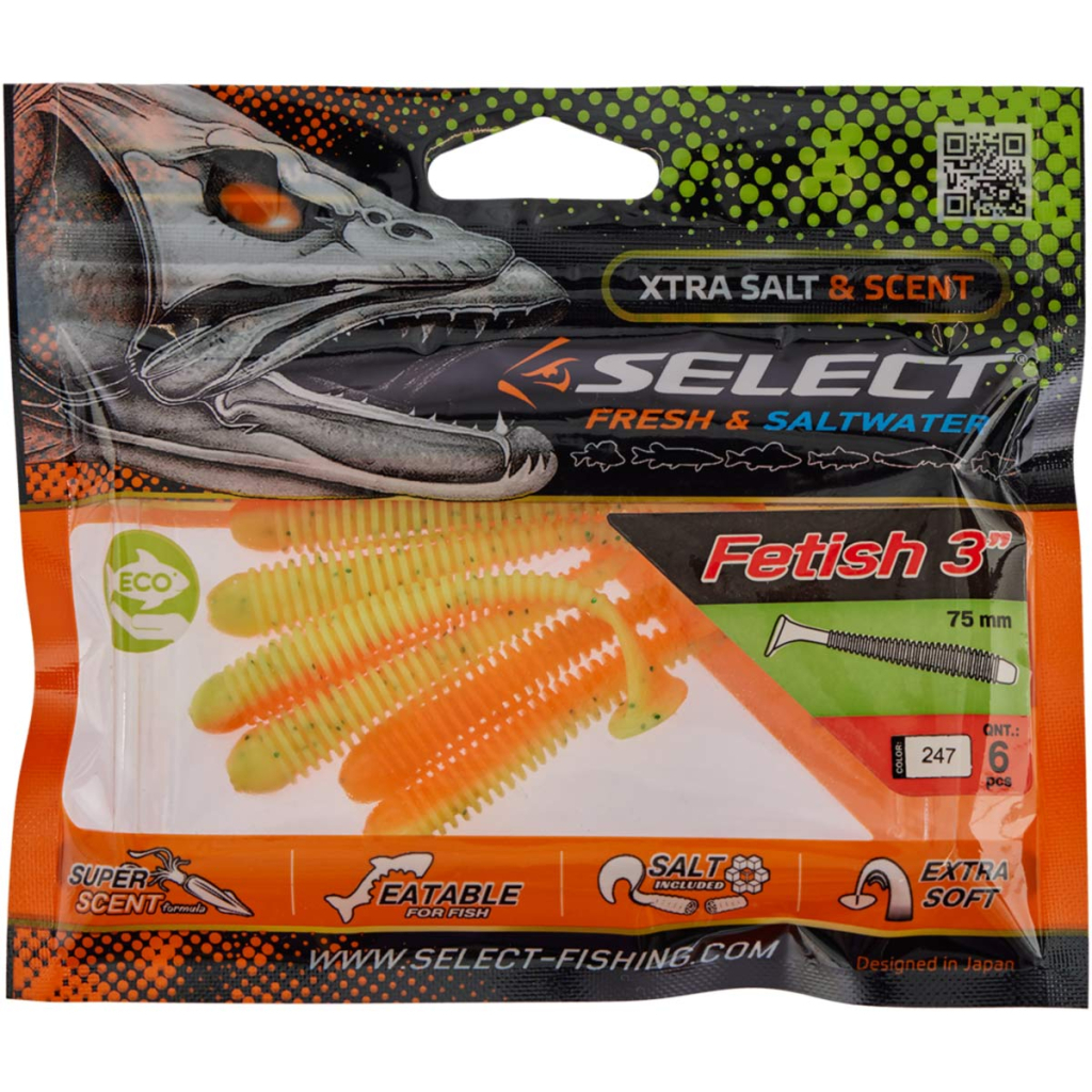 Силікон рибальський Select Fetish 3" 247 (6 шт/уп) (1870.71.24) - зображення 2