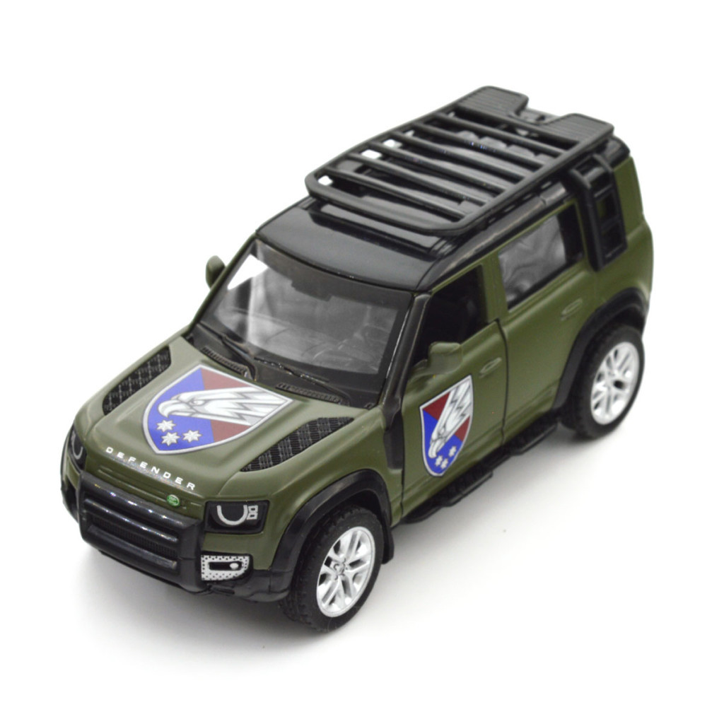 Машина TechnoDrive Автомодель серії Шеврони Героїв - Land Rover Defender 110 - 25 ОПДБр (250289M) - зображення 1