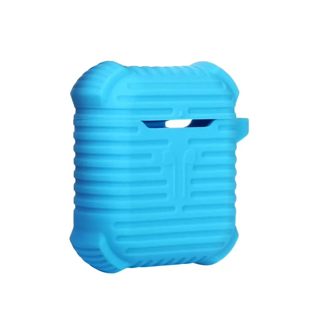 Чохол для навушників Protective i-Smile для Apple AirPods IPH1371 Blue (702351) - изображение 1