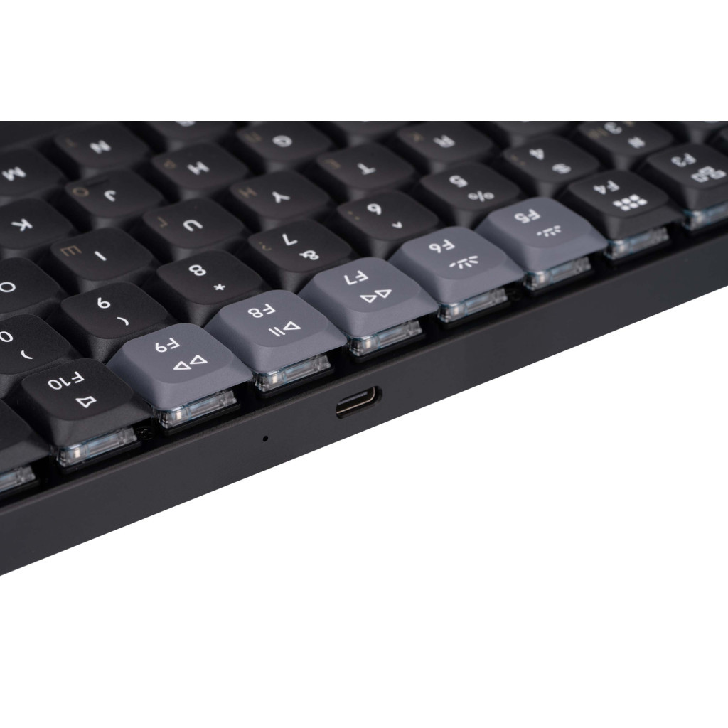 Клавіатура Keychron K3 PRO 84Key Gateron Brown Low Profile QMK UA RGB Black (K3PB3_KEYCHRON) - зображення 12