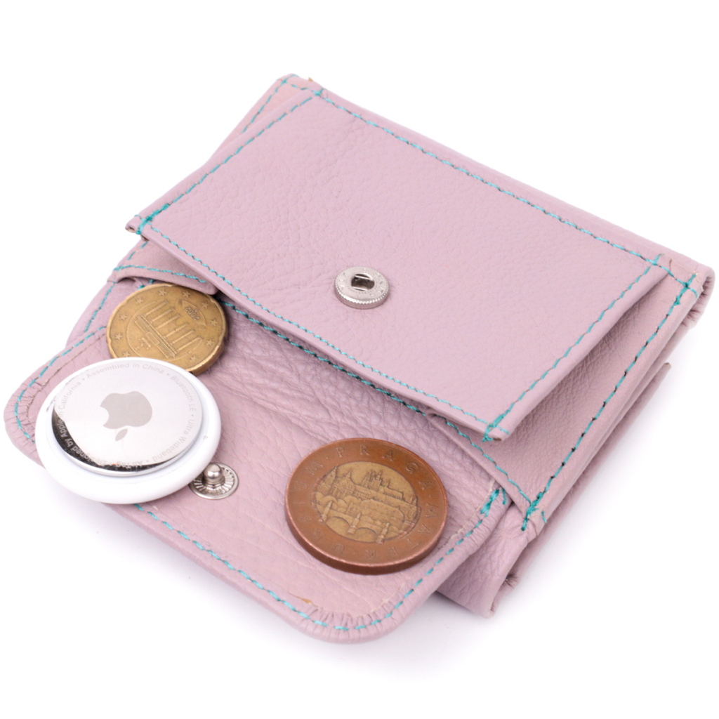 Гаманець ST Leather З натуральної шкіри Бежевий (19503) - зображення 7