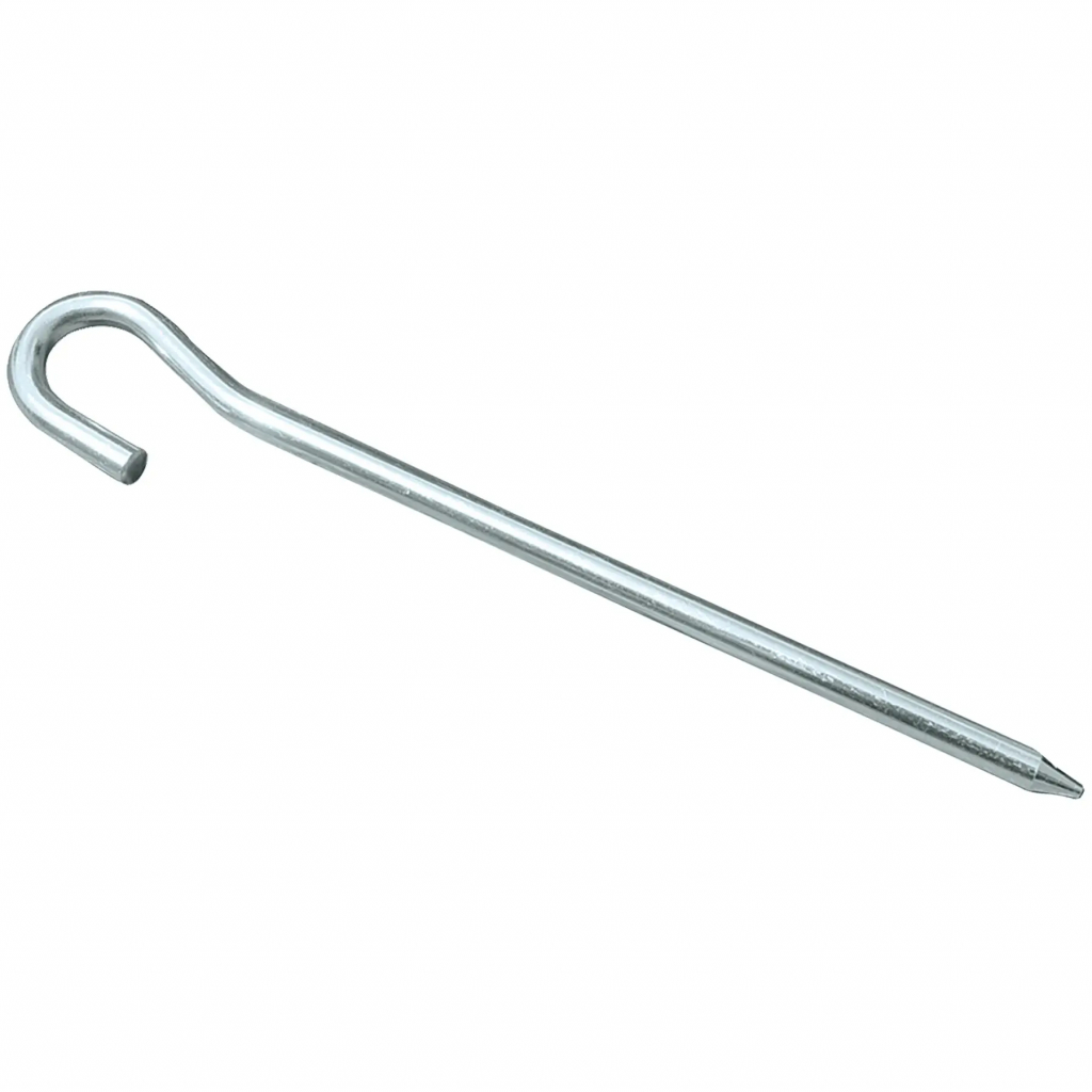 Комплект кілочків High Peak Alloy Pin Peg 18 см 6 шт Silver (928998) - зображення 2