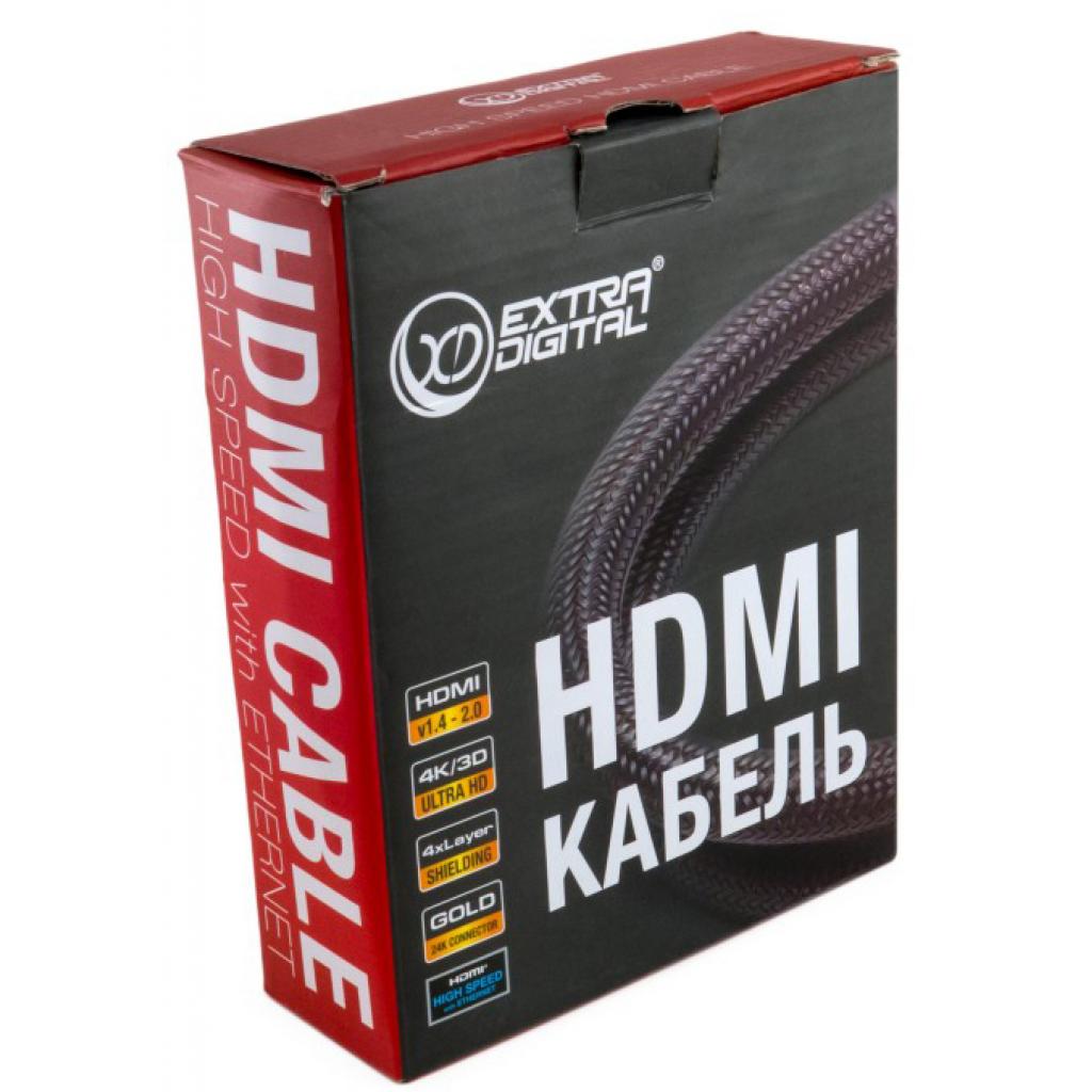 Кабель мультимедійний HDMI to HDMI 3.0m Extradigital (KBH1634) - зображення 5
