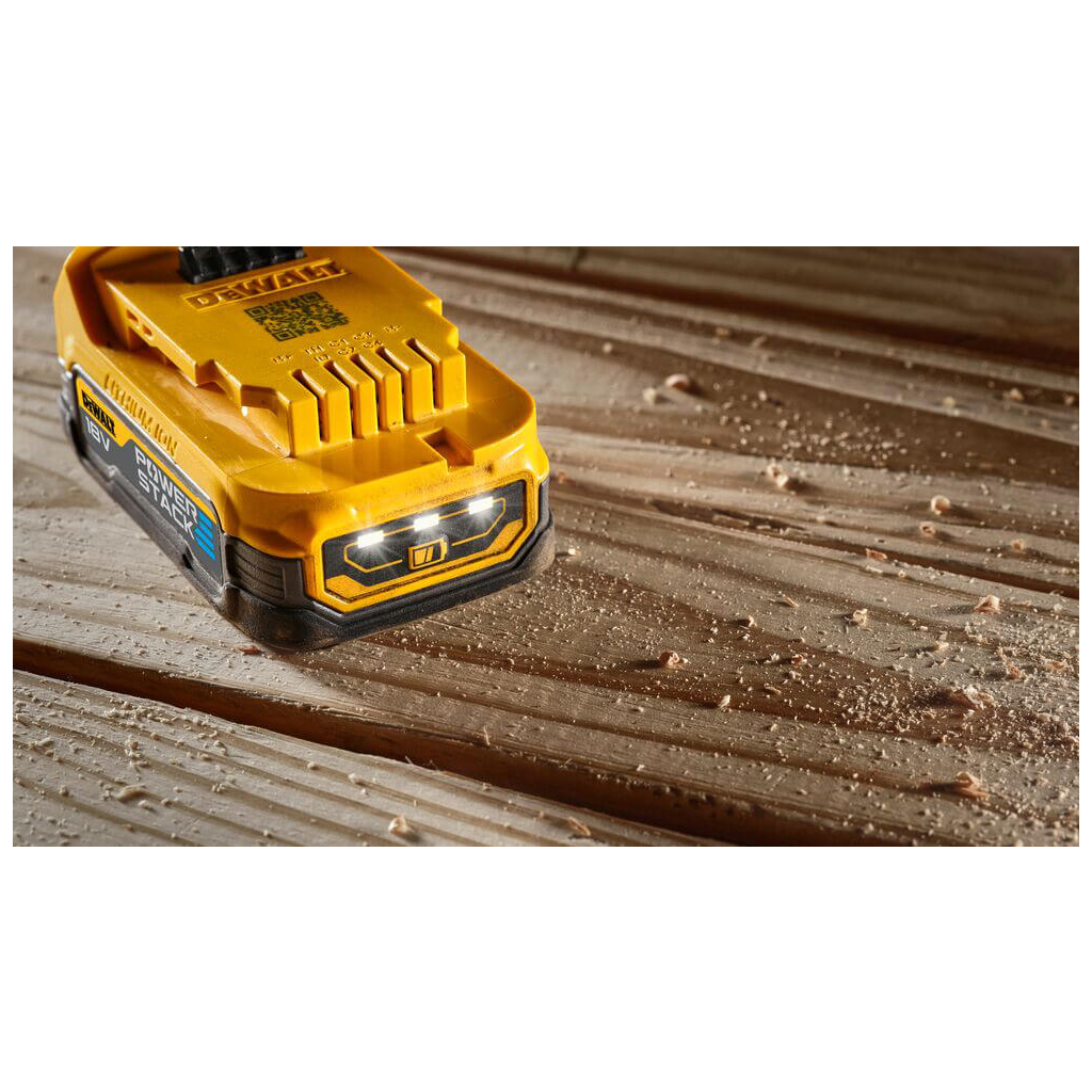 Акумулятор до електроінструменту DeWALT 18V XR Li-lon PowerStack 1.7Ah, 2 шт., вага 0.7 кг (DCBP034E2) - picture 6