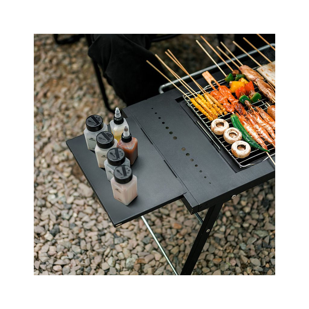 Туристичний стіл Naturehike для барбекю сталевий CNK2300CW014 чорний (6976023923289) - зображення 4