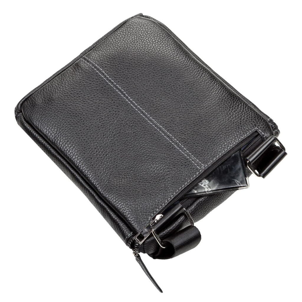 Сумка Shvigel Шкіряна Чорна (11102) - зображення 7