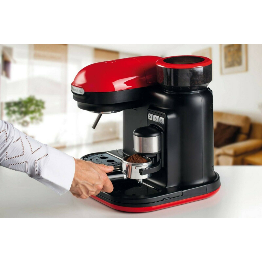 Ріжкова кавоварка еспресо Ariete 1318 Espresso Moderna Red (00M131800AR0) - зображення 8