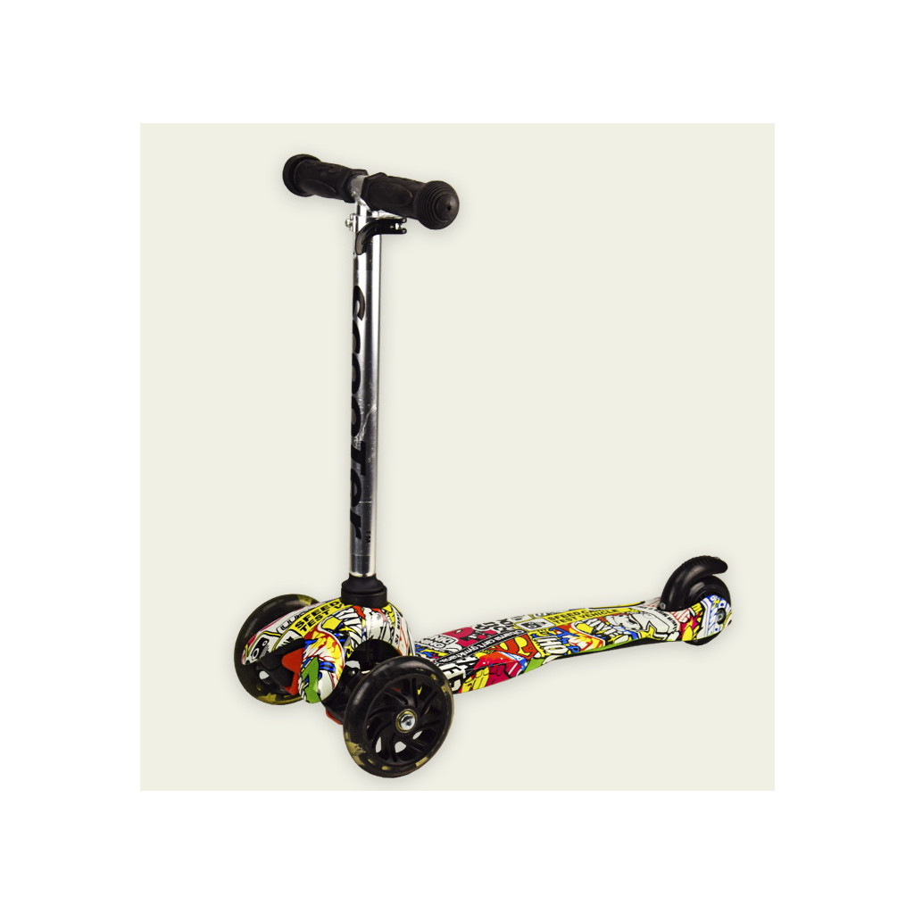 Самокат A-Toys принтований, PU, LED (SC20110) - зображення 1