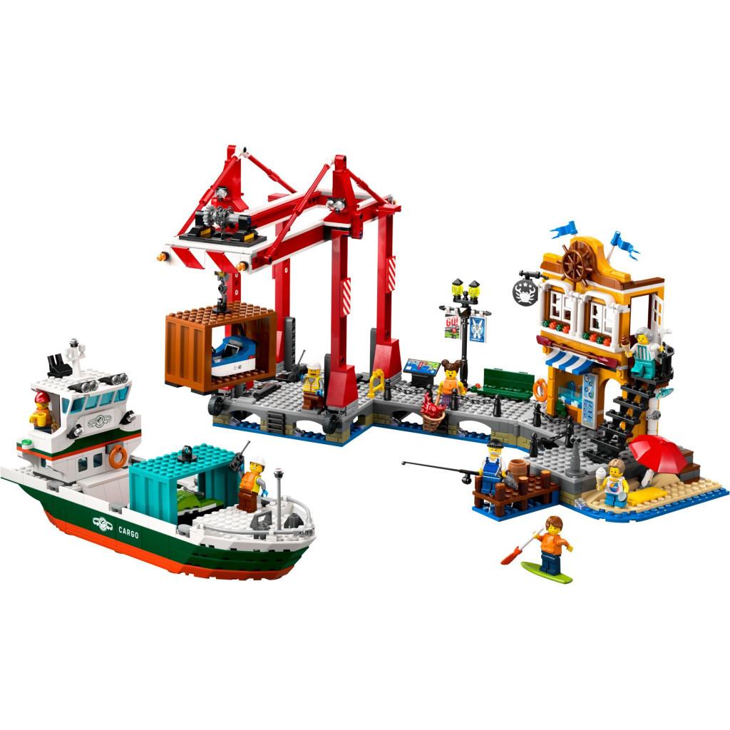 Конструктор LEGO City Морська гавань із вантажним судном (60422) - зображення 2