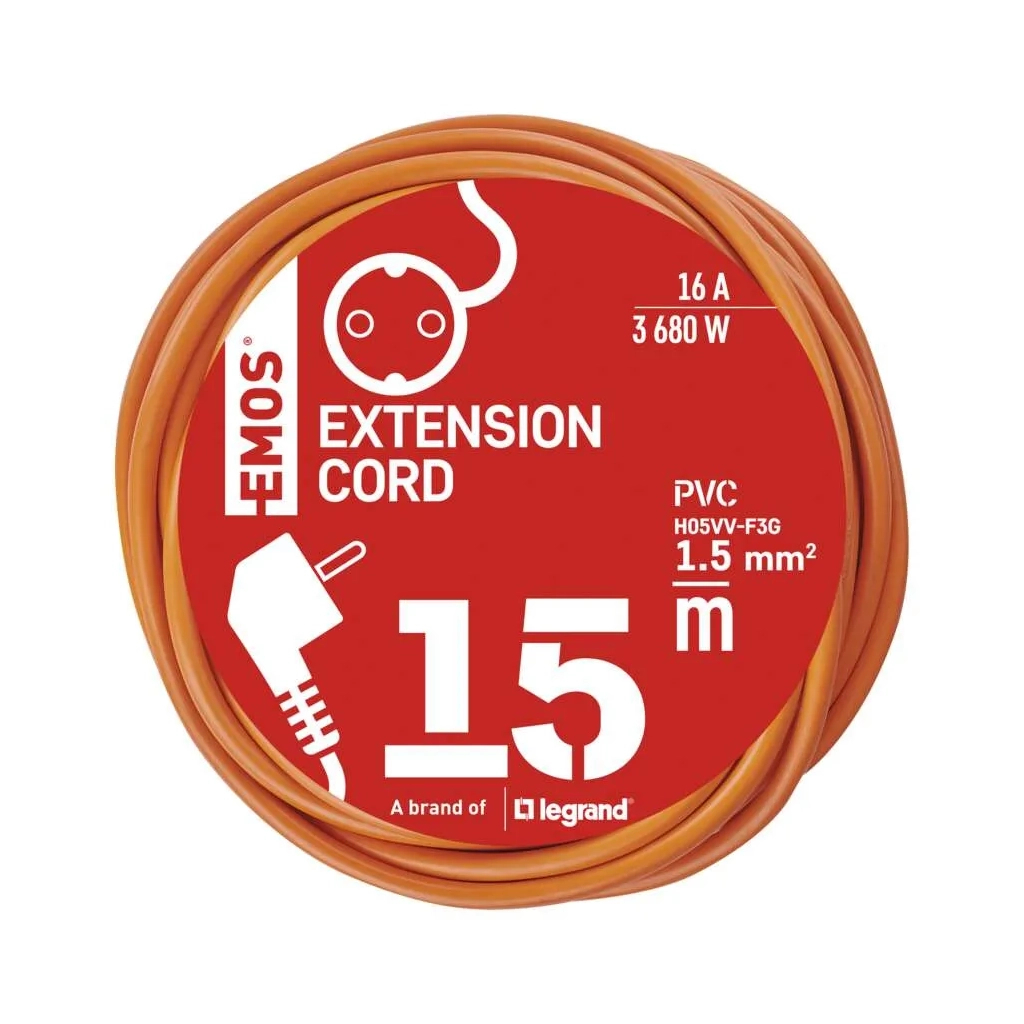 Мережевий подовжувач EMOS P01215R - зображення 5
