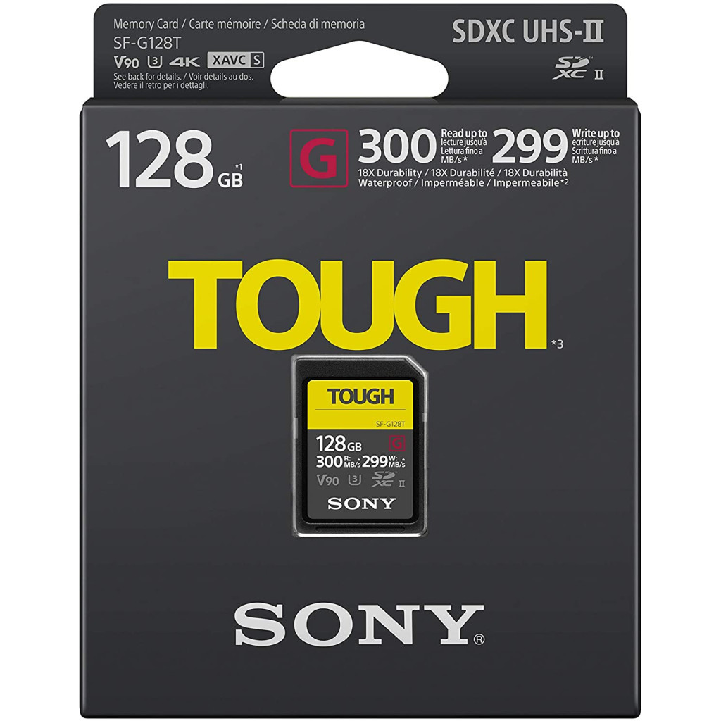 Карта пам'яті Sony 128GB SDXC class 10 UHS-II U3 V90 Tough (SF-G128T) - зображення 3