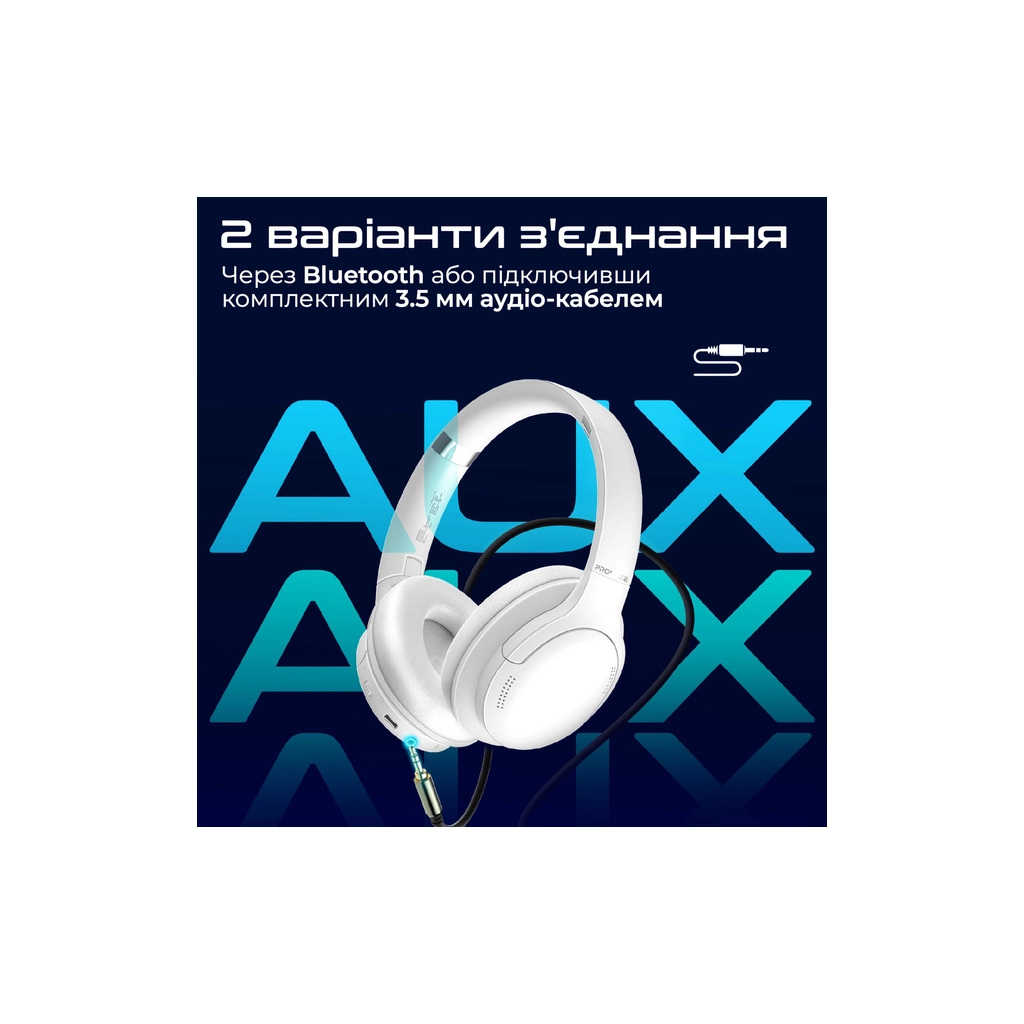 Навушники Promate LaBoca-Pro White (laboca-pro.white) - зображення 8