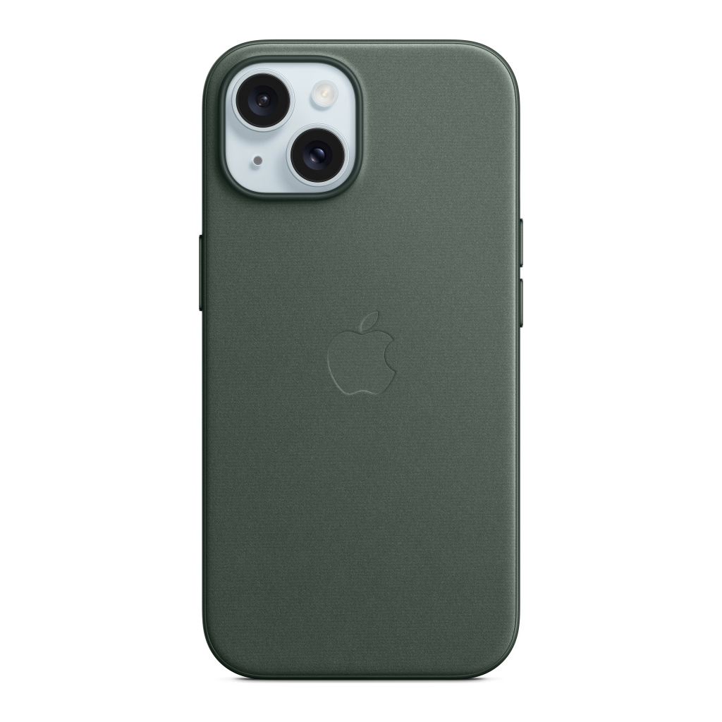 Чохол до мобільного телефона Apple iPhone 15 FineWoven Case with MagSafe Evergreen (MT3J3ZM/A) - зображення 1