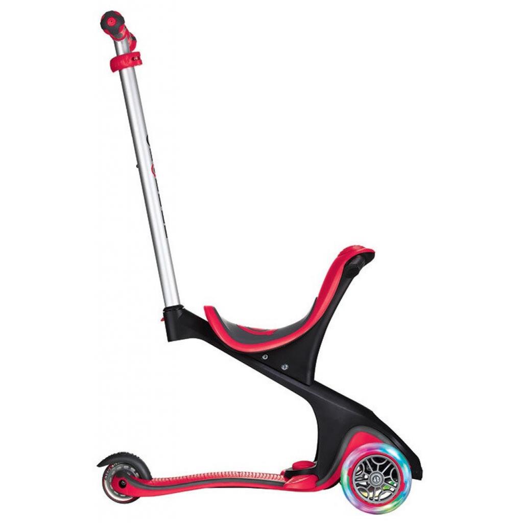 Самокат Globber Go up comfort lights 5 в 1 червоний з підсвічуванням (459-102-2) - зображення 4