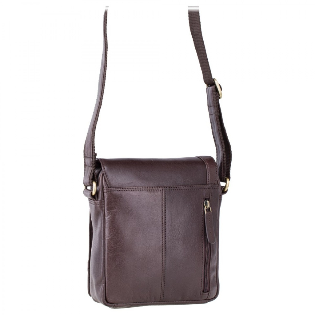 Сумка Visconti S7 Messenger Bag A5 Brown (S7 BRN) - зображення 3
