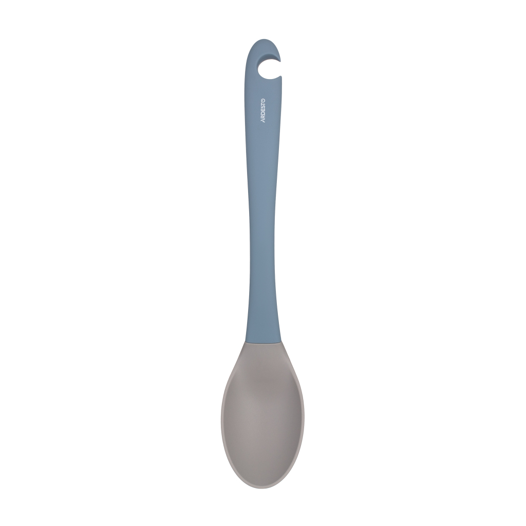 Ложка кухарська Ardesto Gemini 34.2 см сіро-синій (AR2181B) - зображення 3