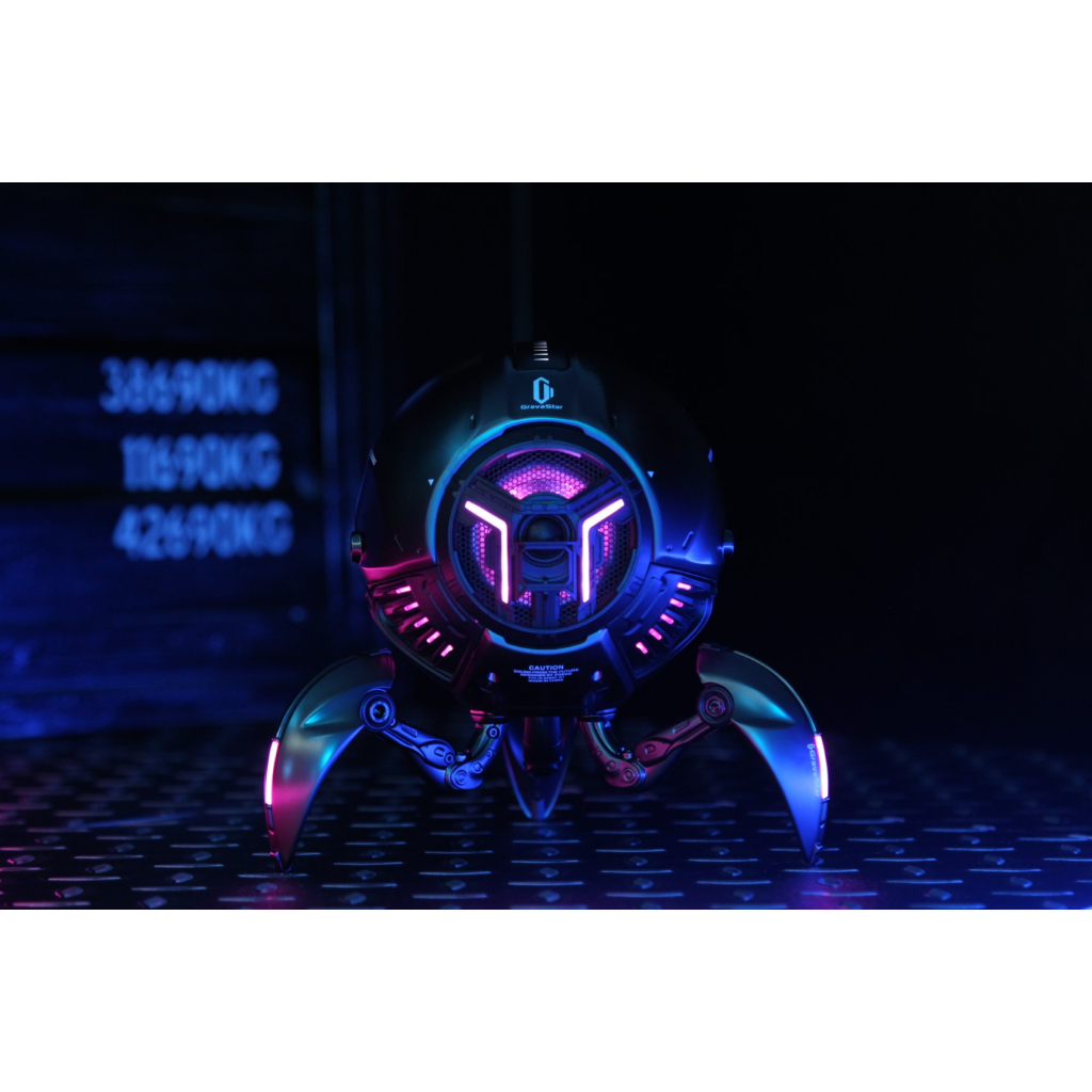 Акустична система GravaStar Mars Pro Zinc Alloy body Bluetooth Black (GRAVASTARG1PRO_BLK) - изображение 12