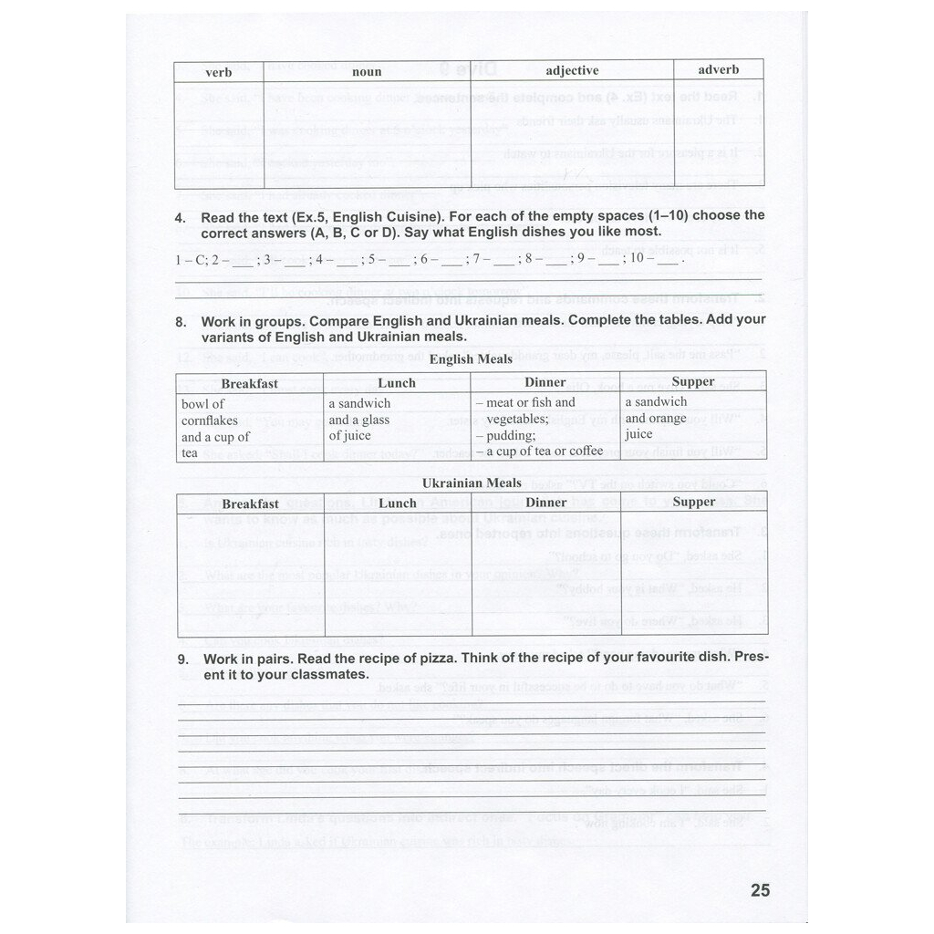Робочий зошит Англійська мова. 10 клас. До підручника "Англійська мова. Dive into English" - В.М. Буренко Ранок (9786170946782) - зображення 8