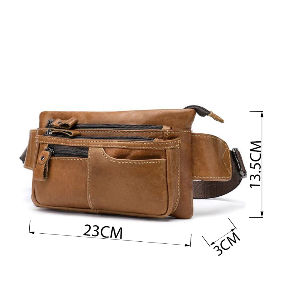 Сумка Vintage На пояс Руда (14658) - зображення 3