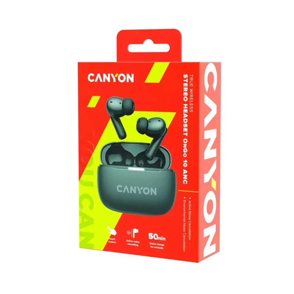 Навушники Canyon TWS-10 OnGo ANC ENC Black (CNS-TWS10BK) - зображення 8