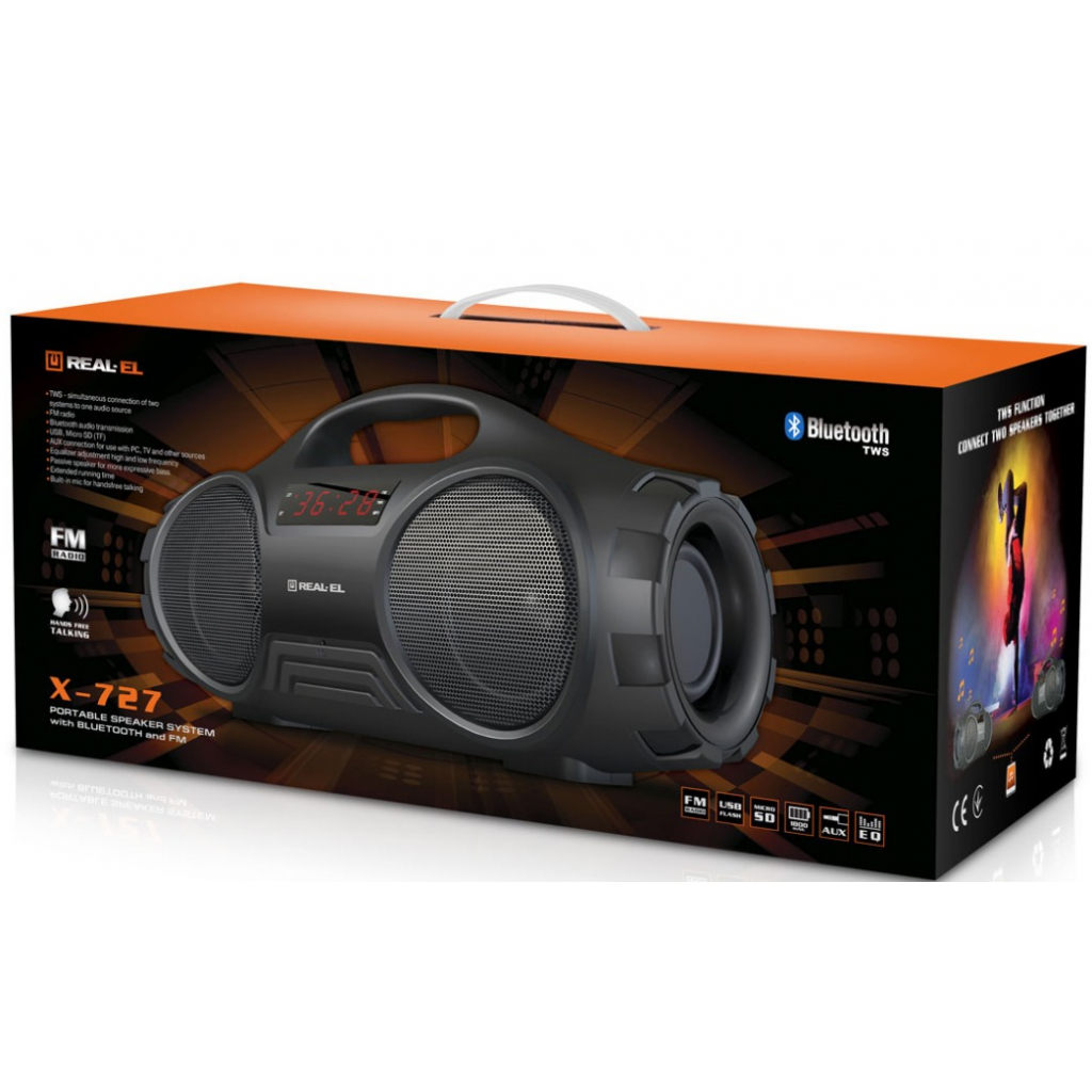 Акустична система REAL-EL X-727 Black - зображення 9