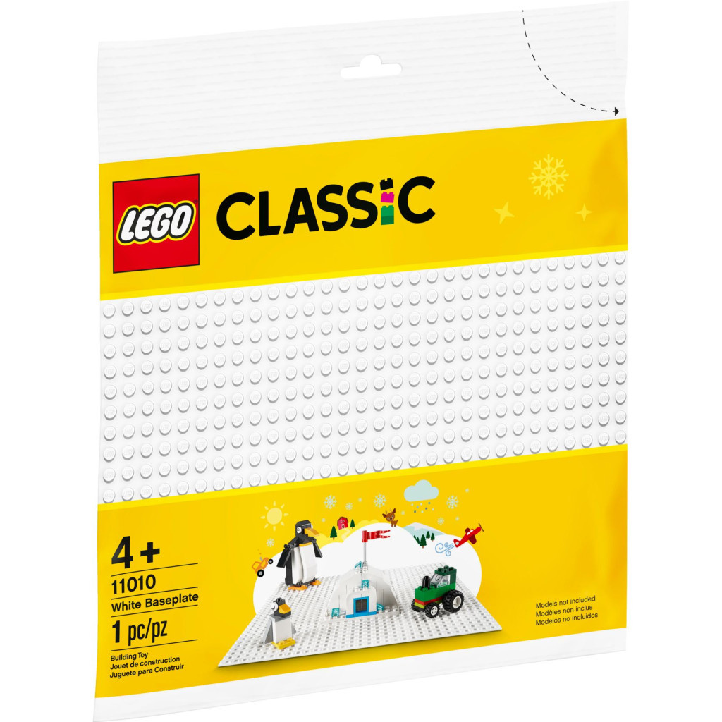 Конструктор LEGO Classic Біла базова пластина 1 деталь (11010) - зображення 1