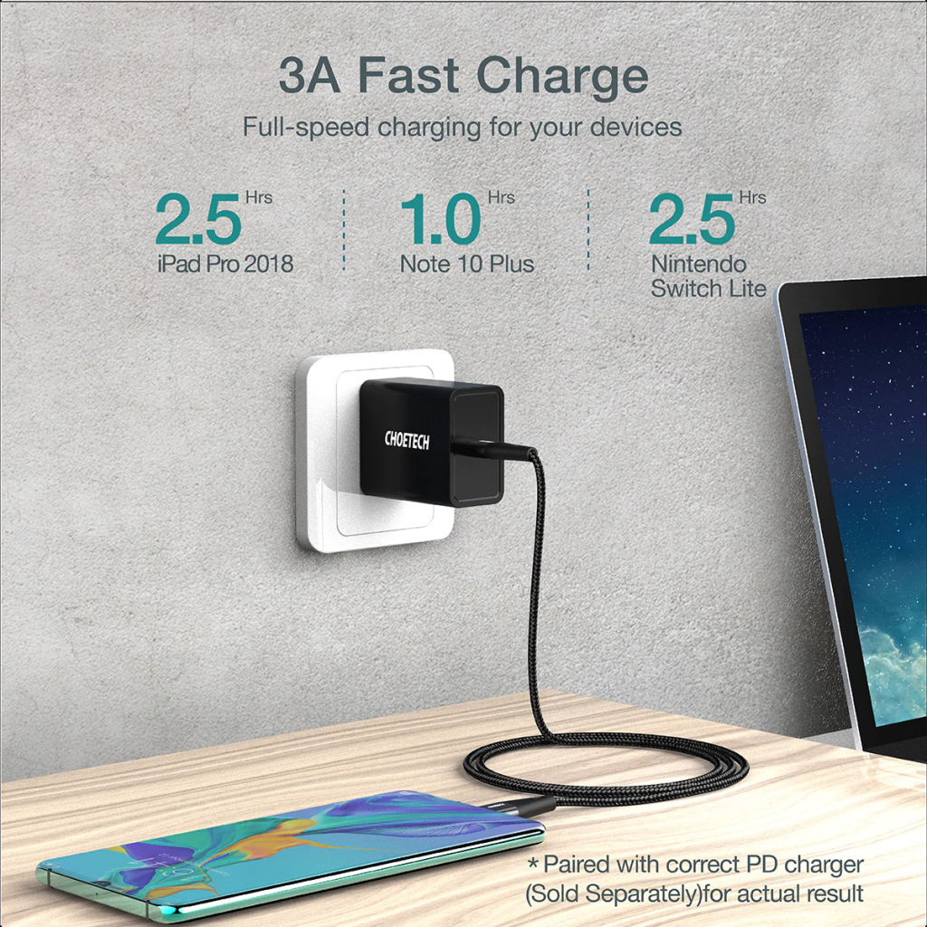 Дата кабель USB-C to USB-C 1.2m USB4.Gen 3 40 Gbps 240W Choetech (XCC-1040) - зображення 6