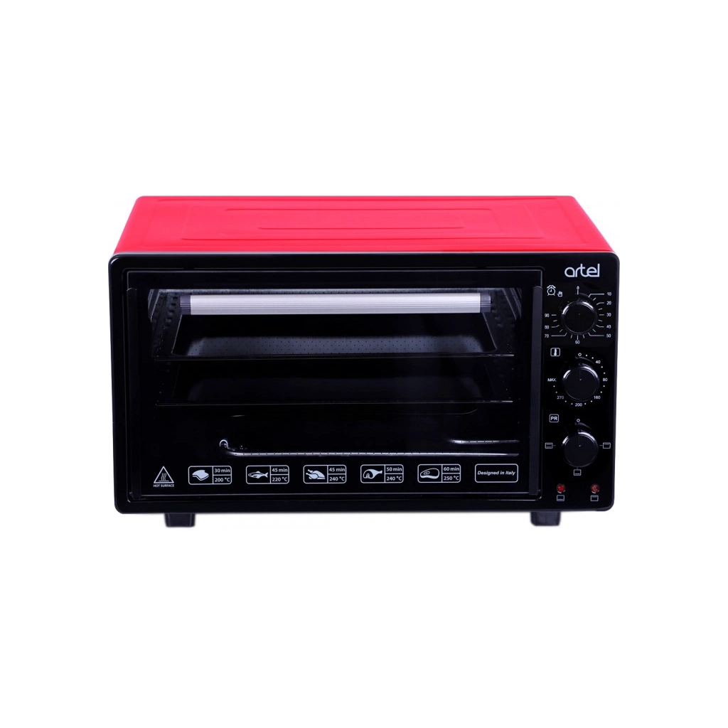 Електропіч Artel MD 3216 L Black-Red - зображення 1