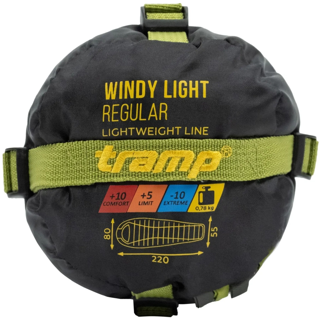 Спальний мішок Tramp Windy Light кокон правий olive (UTRS-055-olive-R) - зображення 10