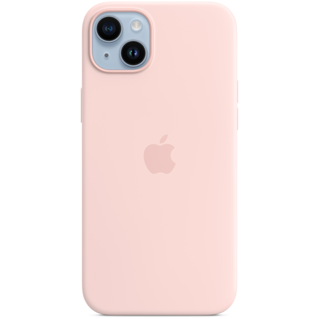 Чохол до мобільного телефона Apple iPhone 14 Plus Silicone Case with MagSafe - Chalk Pink,Model A2911 (MPT73ZE/A) - зображення 3