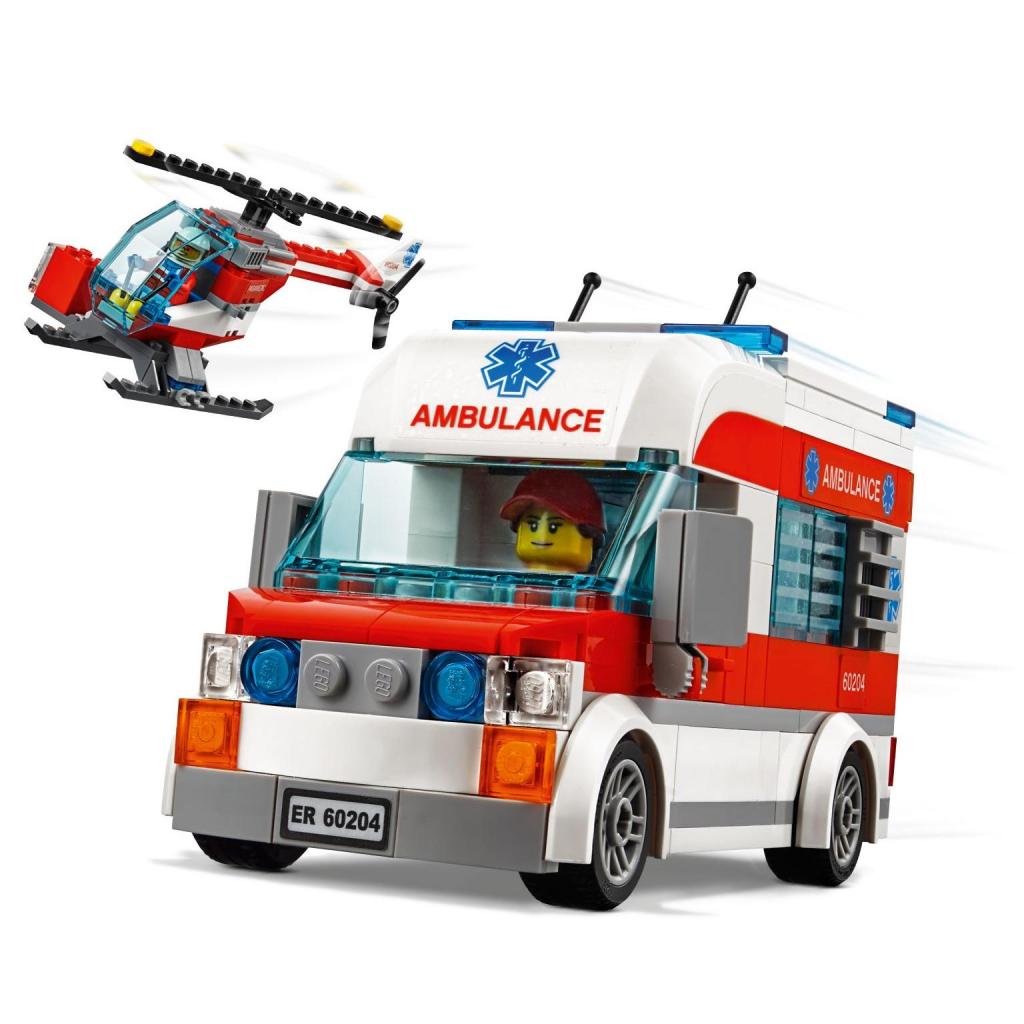 Конструктор LEGO Міська лікарня 861 деталей (60204) - зображення 4