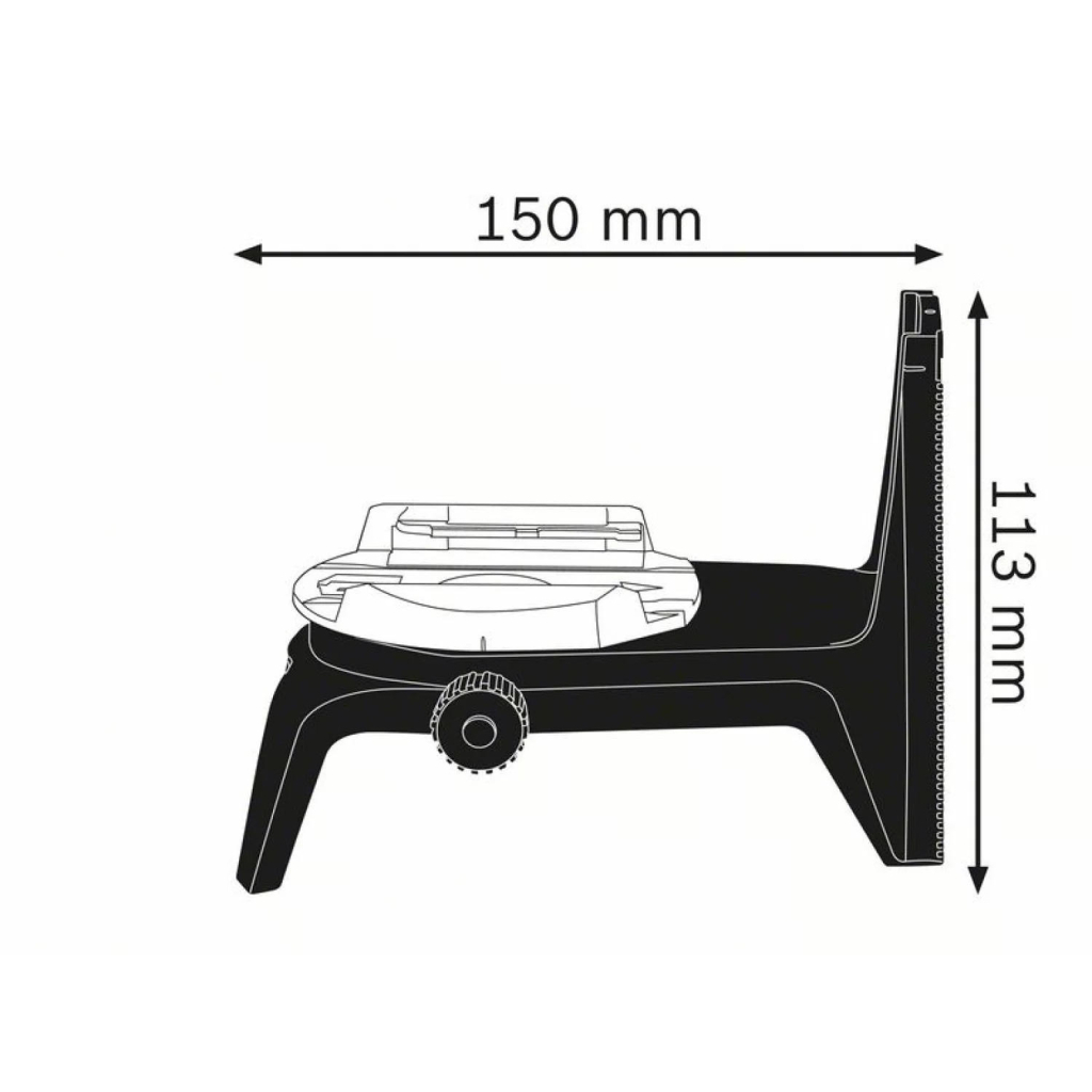 Штатив для нівеліру Bosch Professional RM2, 150х80х113мм (0.601.092.700) - зображення 4