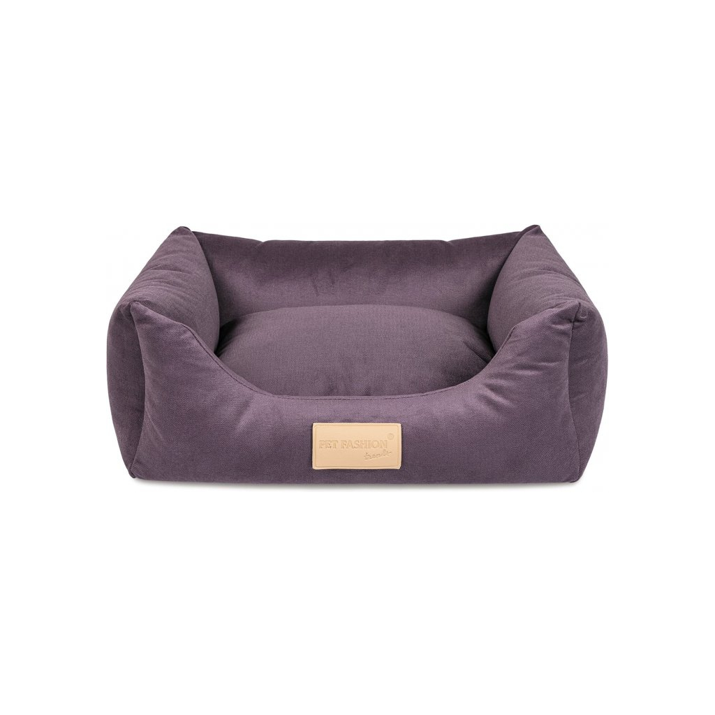 Лежак для тварин Природа "MOLLY" №1 (52х40х17 см) Фіолетовий (4823082421336) - зображення 4