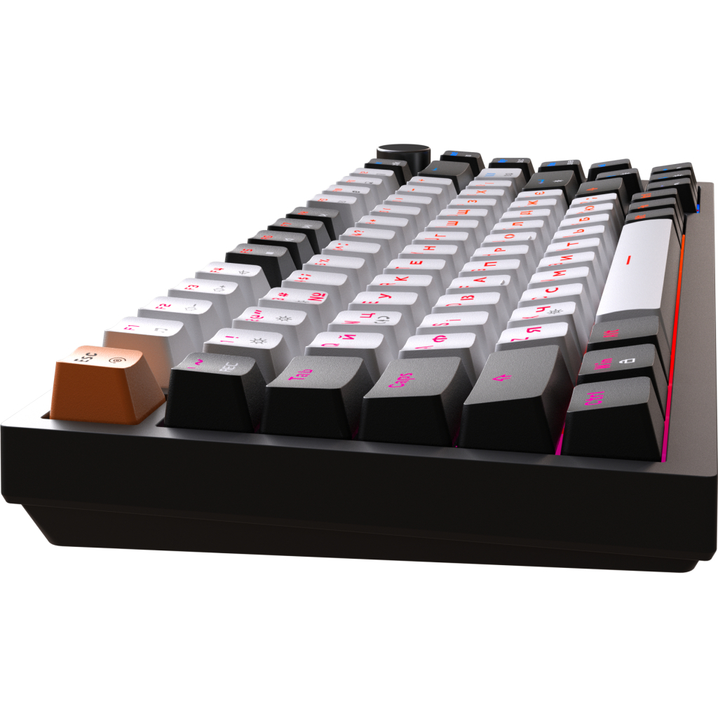 Клавіатура GamePro MK160B Hot-Swap Red Swich RGB USB UA Black - зображення 5