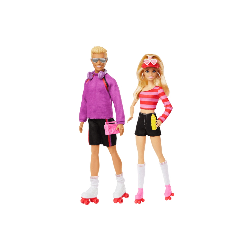 Лялька Barbie набір Барбі та Кен На роликах удвох (HXK90) - зображення 1