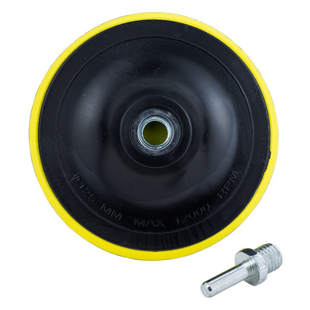 Круг зачистний Sigma м'який шліфувальний 125мм з липучкою (9182151) - зображення 2