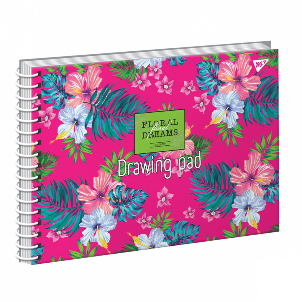 Альбом для малювання Yes А4 Tropical paradise на спіралі, 20 аркушів (130478) - зображення 2