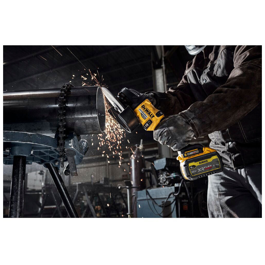 Шліфувальна машина DeWALT 54В XR Li-lon, 180 мм, 6500 об/хв (без АКБ та ЗУ) (DCG440N) - зображення 3