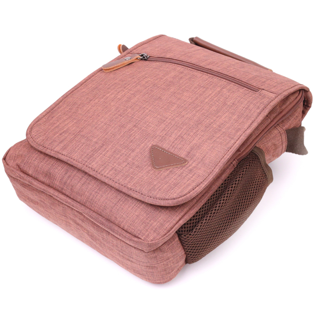 Сумка Vintage Чоловіча з текстилю Коричнева (21262) - зображення 3