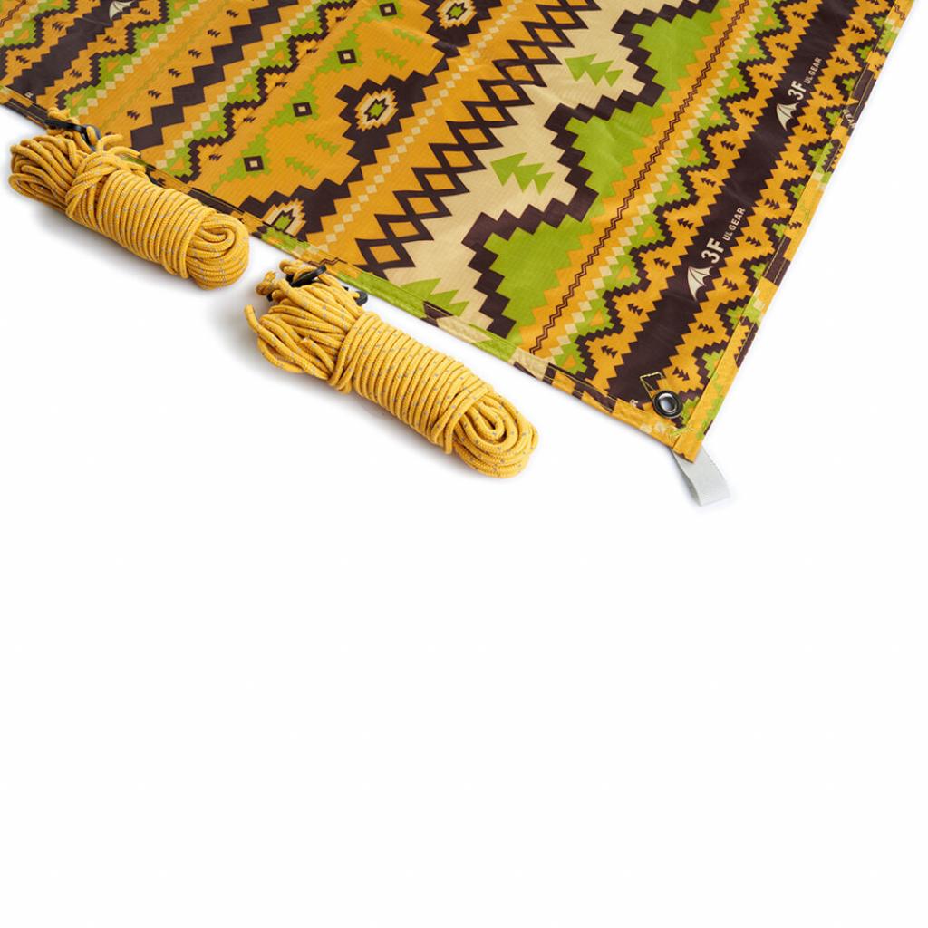 Тент 3F Ul Gear 210T Tarp 3x3 Indian (210T3-3Ind) - зображення 2