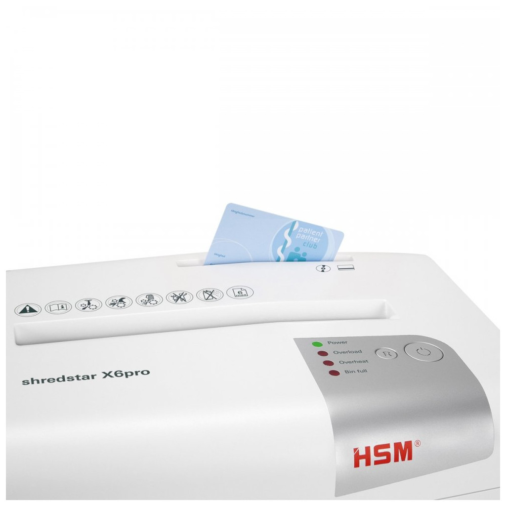 Знищувач документів HSM shredstar X6 pro (2x15) (6010956) - зображення 6