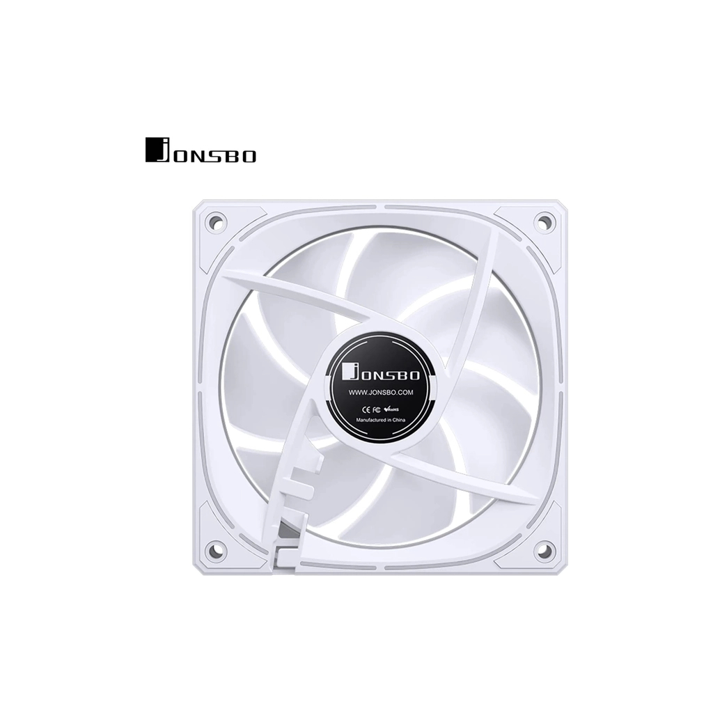 Кулер до корпусу JONSBO FR-505WR Reverse ARGB White - зображення 5