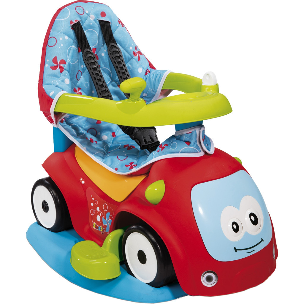 Чудомобіль Smoby Маестро комфорт 4 в 1 з функцією гойдалки Червона (720400) - изображение 2