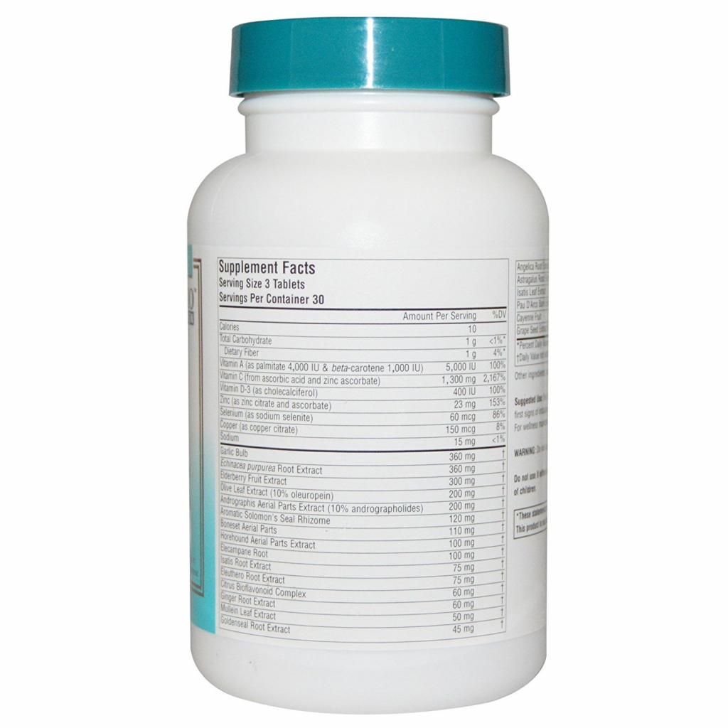 Вітамінно-мінеральний комплекс Source Naturals Рослинний Імунний Комплекс, Wellness Formula, 90 таблеток (SNS-00022) - зображення 2