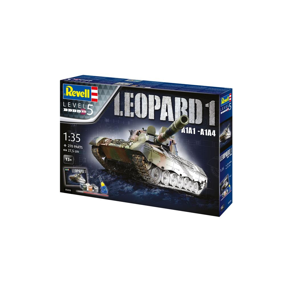 Збірна модель Revell Танк Leopard 1 A1A1-A1A4 рівень 5 масштаб 1:35 (RVL-05656) - picture 3