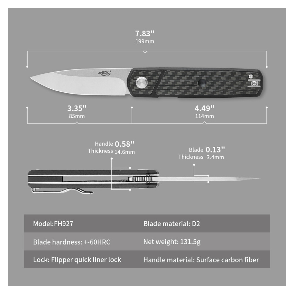 Ніж Firebird FH927-CF - зображення 7