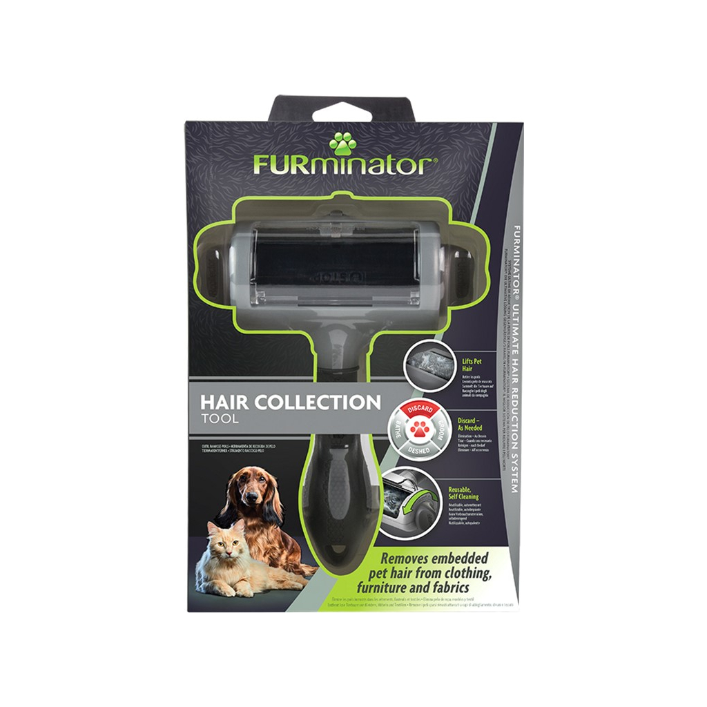 Фурмінатор для тварин FURminator Щітка для збірки вовни для собак і котів 18.5 х 12.5 х 4 см (4048422141570) - изображение 5