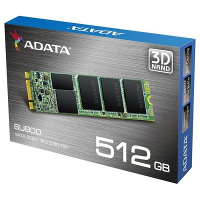 Накопичувач SSD M.2 2280 512GB ADATA (ASU800NS38-512GT-C) - зображення 5