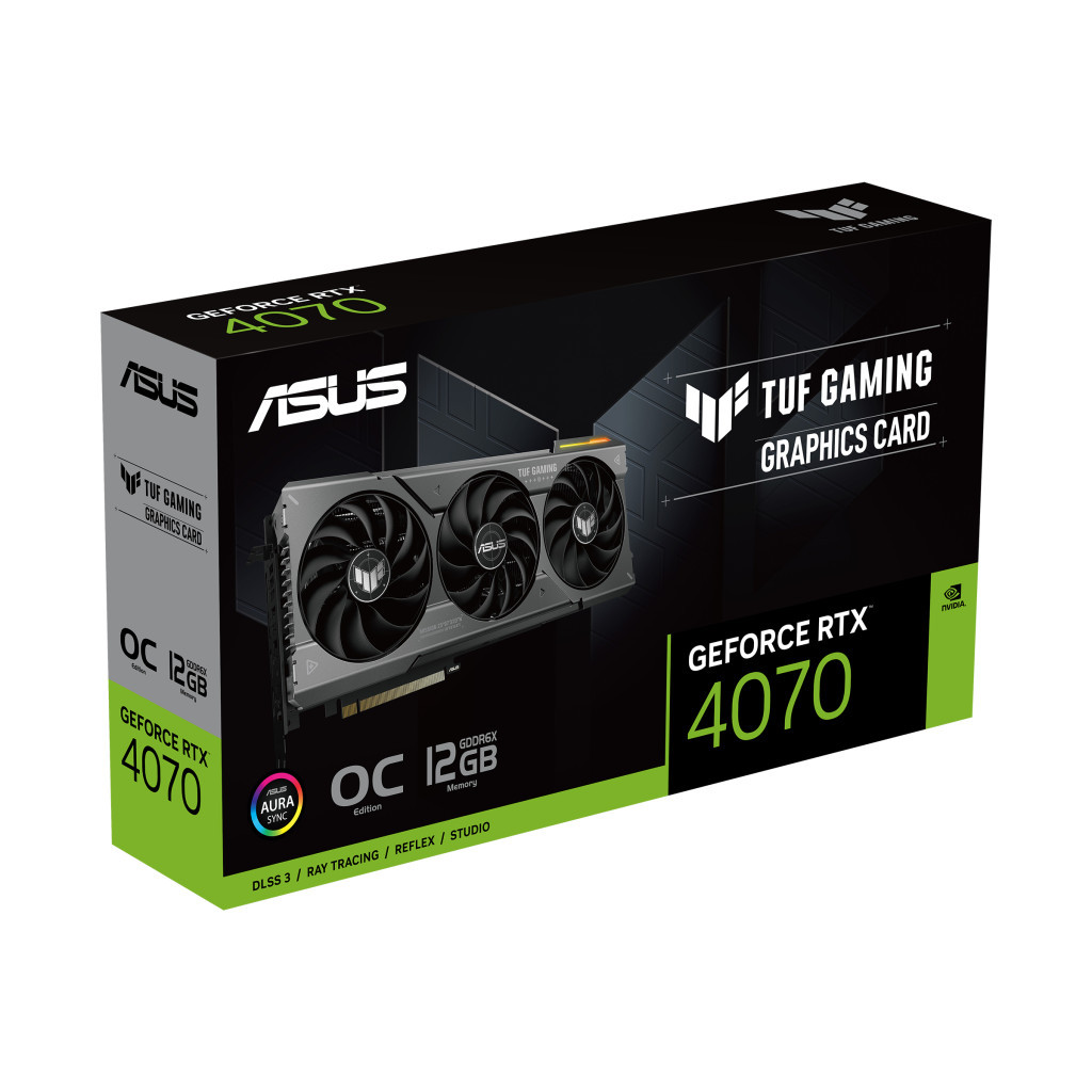 Відеокарта ASUS GeForce RTX4070 12Gb TUF OC GAMING (TUF-RTX4070-O12G-GAMING) - зображення 11