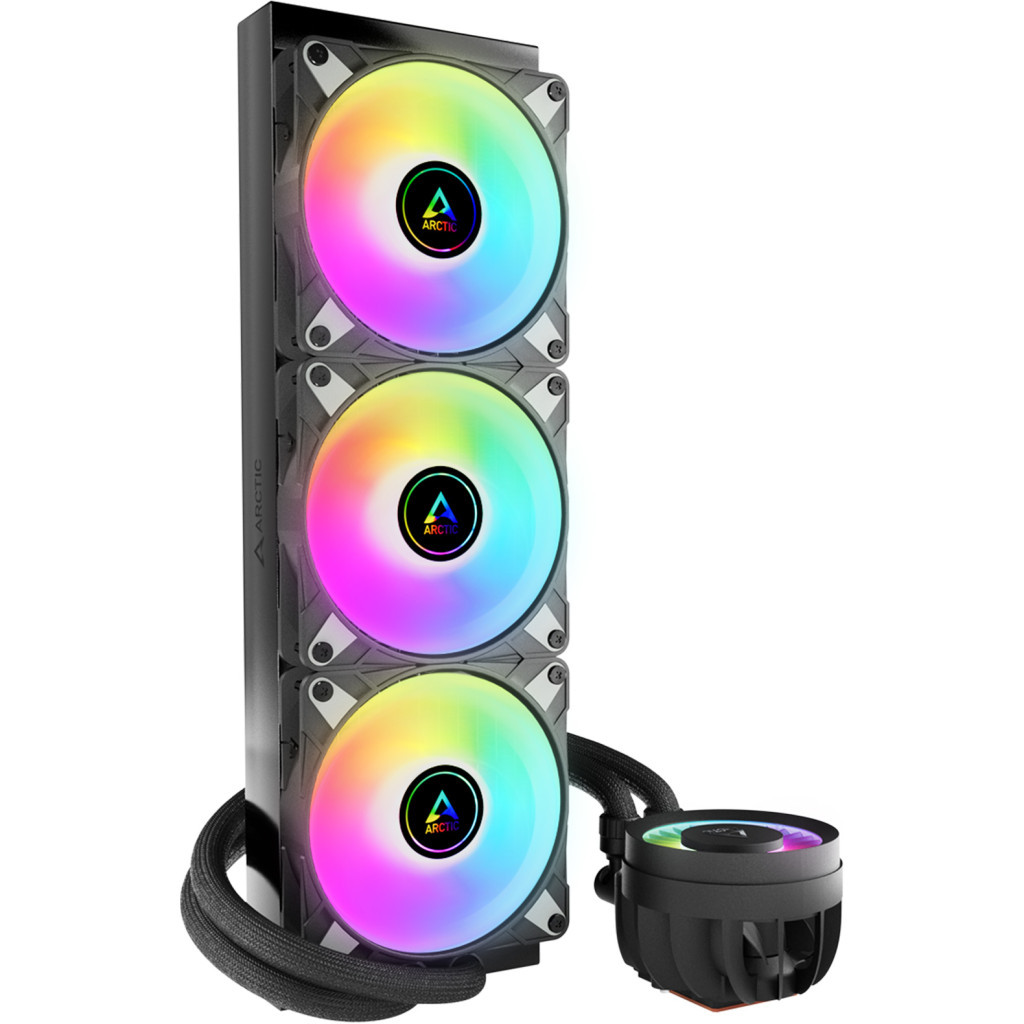 Система рідинного охолодження Arctic Liquid Freezer III - 360 A-RGB Black (ACFRE00144A) - зображення 2